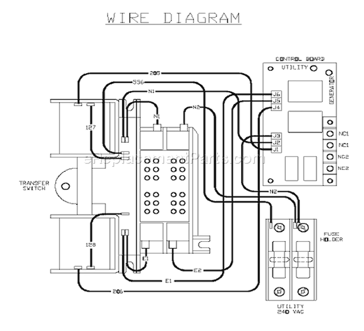 Page B Diagram and Parts List for 1813-1  Briggs and Stratton Generator